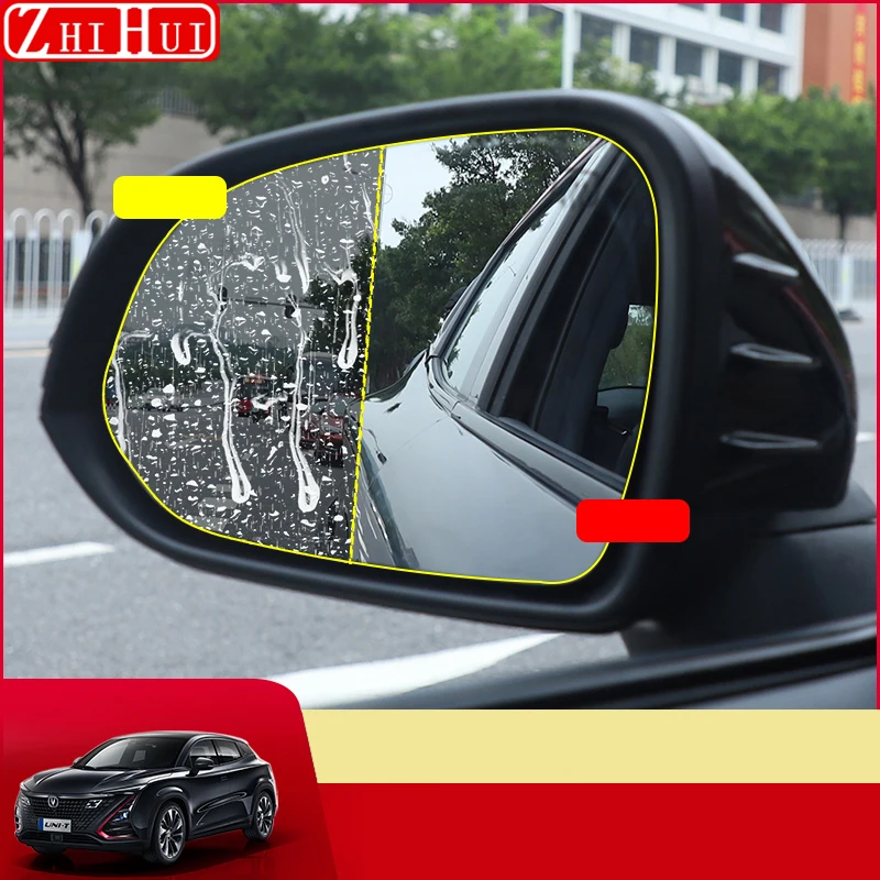 

For Changan UNI-T UNIT 2023 2021 2022 Car Mirrors Glass Anti-Fog Film PET Nano Coating Material Rain Snow Protection Accessories