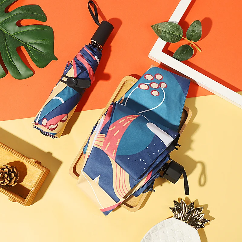 

Женский зонт от солнца и дождя, полностью автоматический складной зонт, мужской большой двойной солнцезащитный Зонт с защитой от УФ-лучей