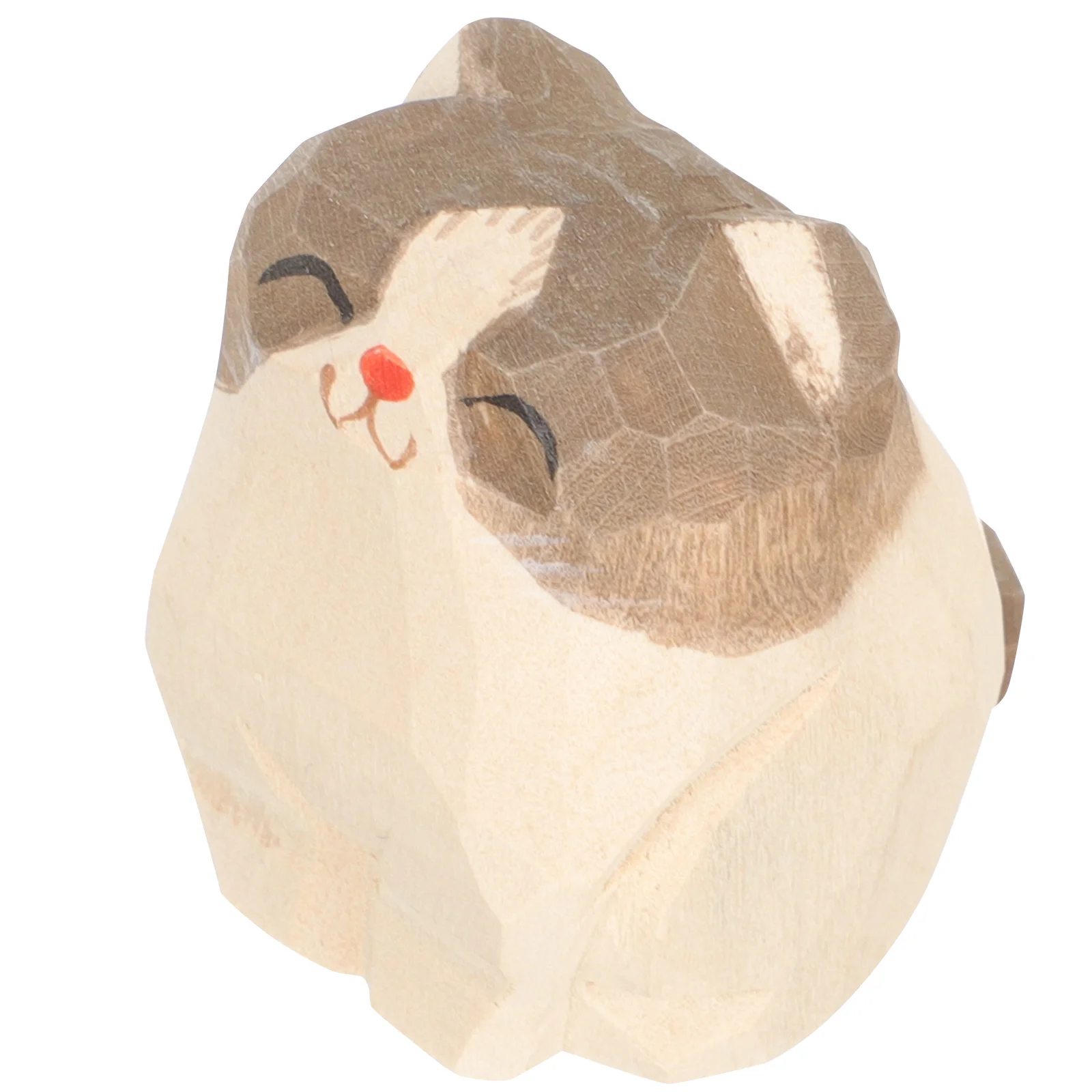 

Decor Home Cat Decor Woodsy Decor Cat Ornaments Mini Ornament Home Decor The Cat Wood Carving Ornaments