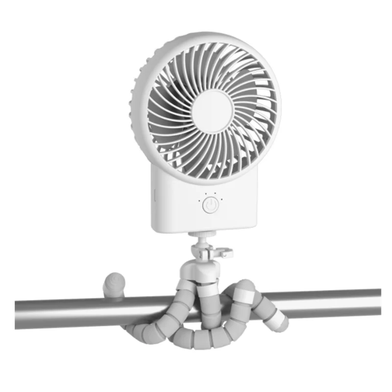 

Hand-held USB baby carriage small fan Tripod electric fan