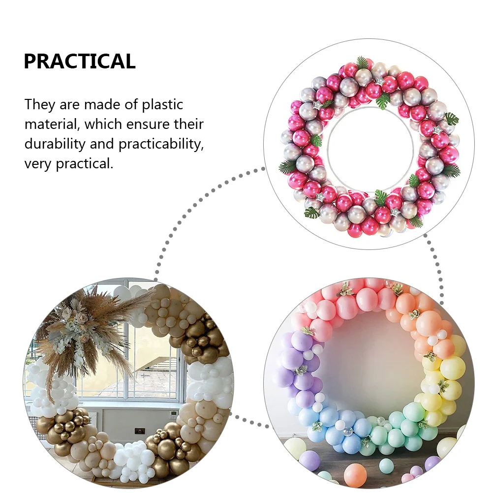 

Balloon Ring Arch Stand Modeling Frame Plastic Accessories Circle Round Balloons