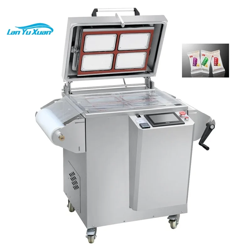 

Vlees vacuüm verpakkingsmachine, vacuüm voedsel tray sealer machine, vacuüm skin pack machine