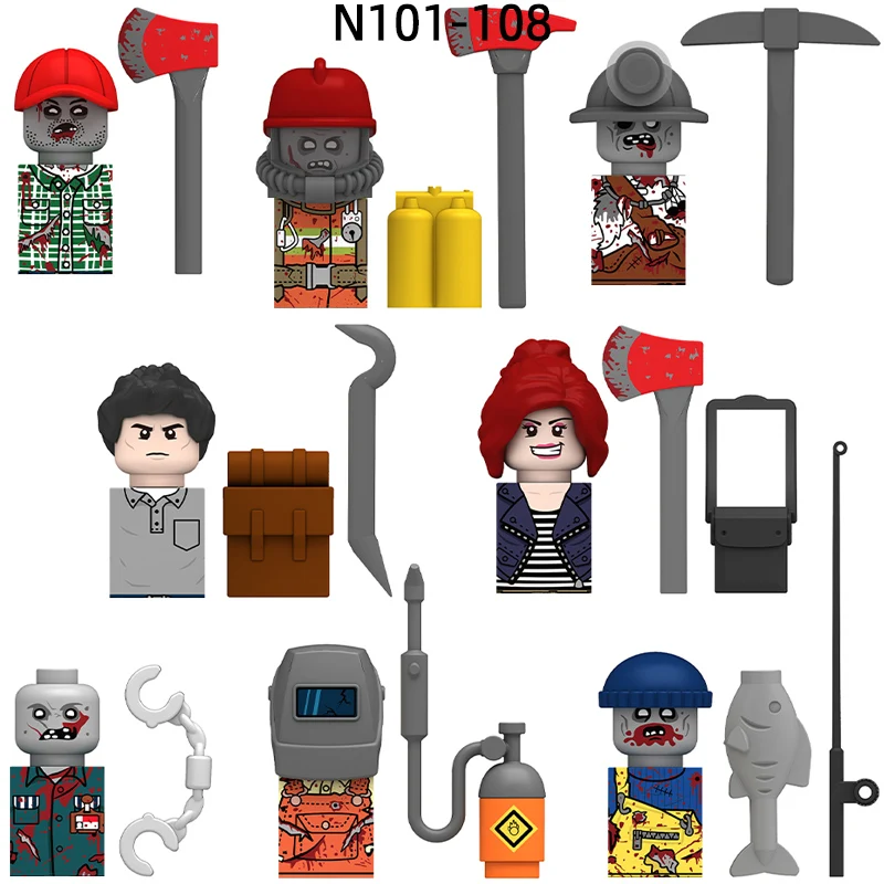 The Zomble Lumberjack сварочный аппарат пожарная машина рыбака ЗАКЛЮЧЕННЫЙ мужской