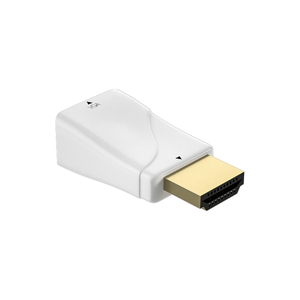 HDMI-совместимый адаптер VGA HD 1080P выход ПК преобразователь разъем аудио видео для