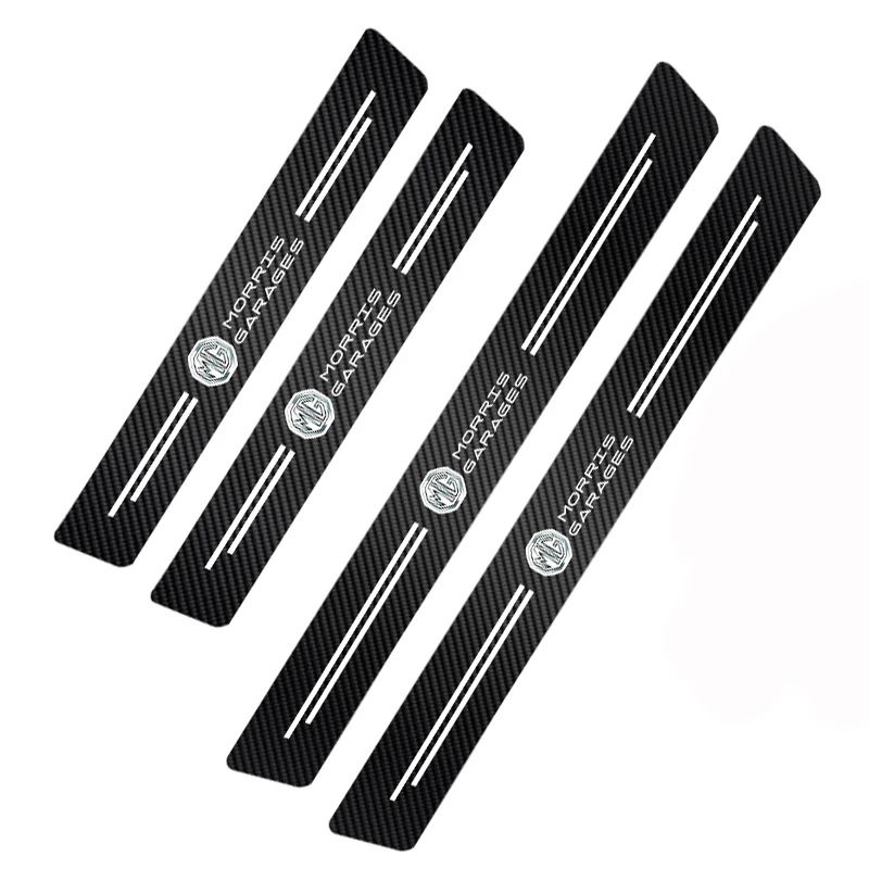 4 шт., наклейки на порог двери автомобиля, против царапин