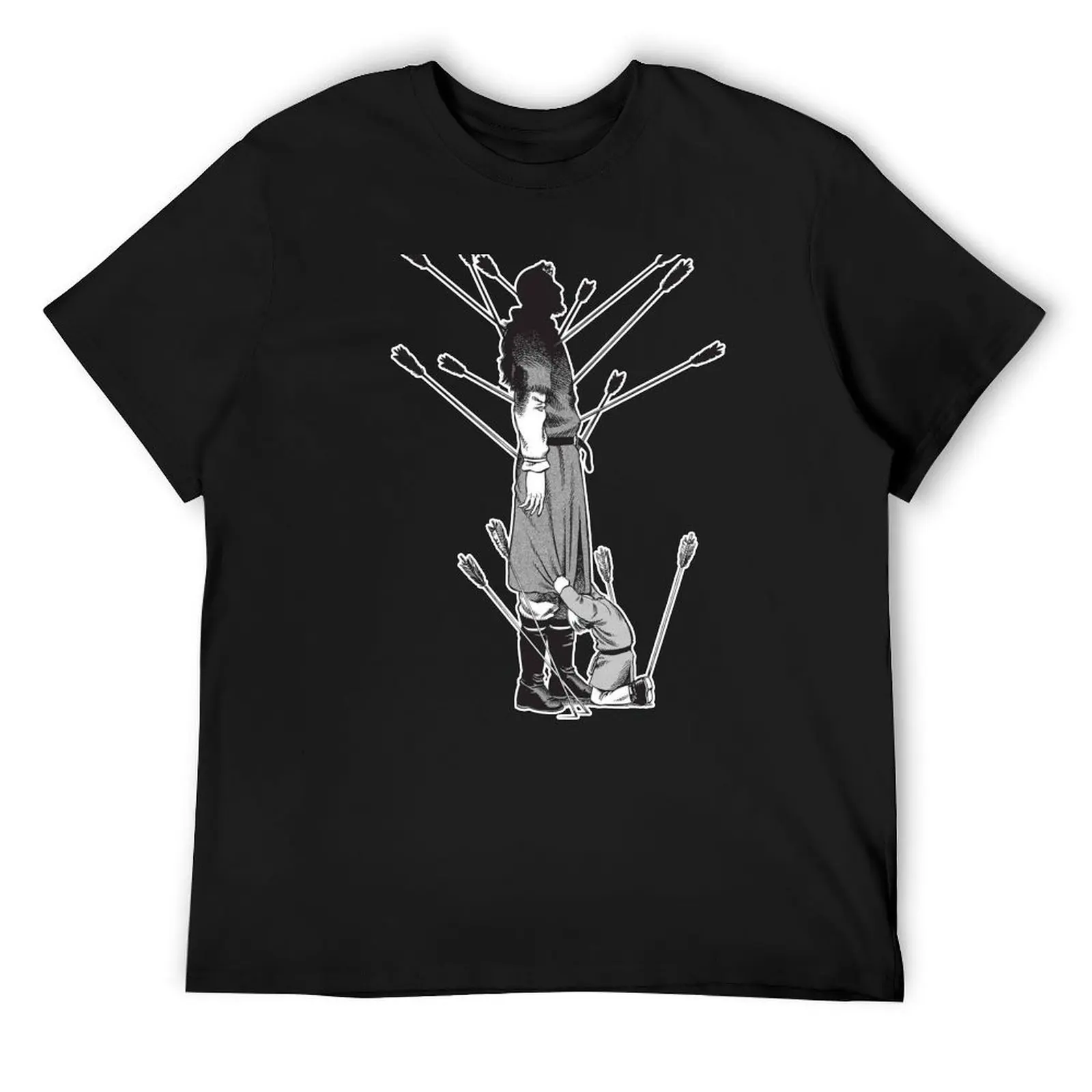 Футболка Vinland винтажная рубашка с аниме футболки рисунком мешковатые рубашки