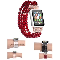 pearl strap for apple watch 7 41mm 45mm 6 5 4 se 44mm 40mm multicolor bracelet strap accessories woman for iwatch 3 2 42mm 38mm