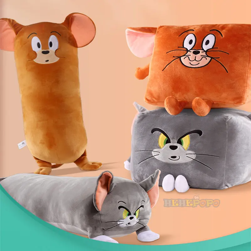 

Оригинальная плюшевая игрушка Том и Джерри, мультяшный фильм, кот, мышь, плюшевые животные, фигурка героя, забавная кукла, игрушки в подарок