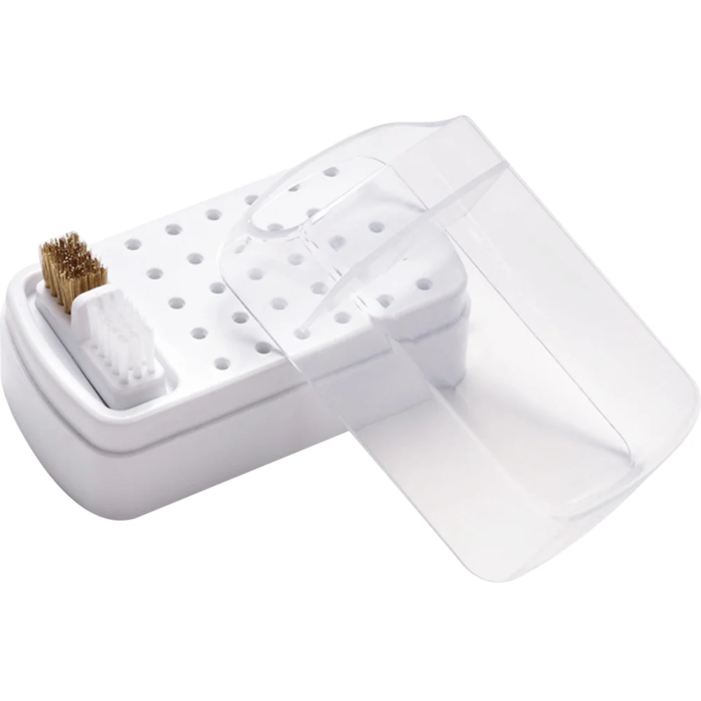 

30-slot Practical Clear Nail Polishing Head Organizer Nail Salon Goods for Home Salon