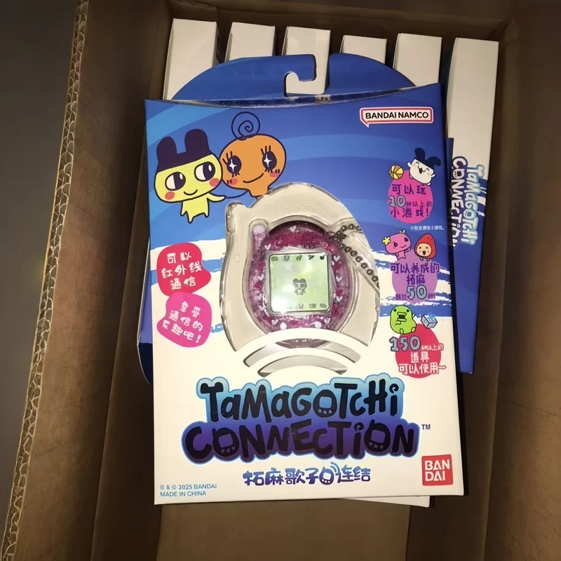 Фото Оригинальный электронный питомец Bandai Tamagotchi V3 в наличии, подключаемая версия, ностальгическая развивающая коллекционная игрушка, подарок №5
