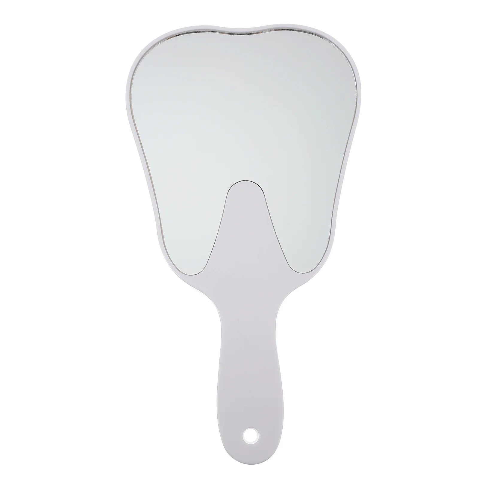 

Tooth Shaped Mirror Dentist Gift Dental Travel Makeup Tool Pvc Oral Teeth Office Vintage Hand