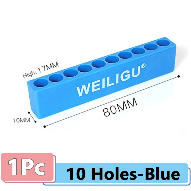 Держатель для отверток HAOYUNMA, пластик, красный/желтый/синий/черный, 10/12 отверстий