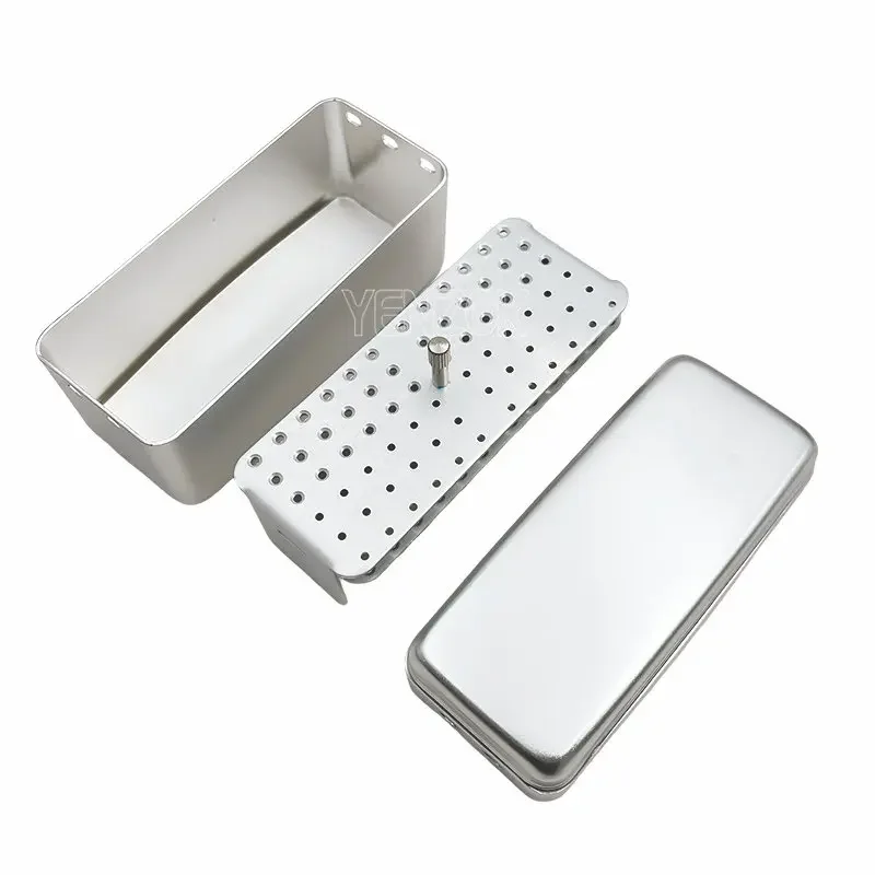 Фотобокс 72 отверстия автоклав стерилизатор чехол для Burs Endo алюминиевая коробка