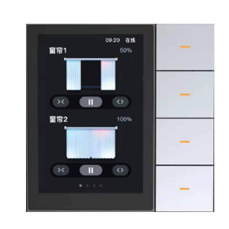Фото -A15I Tuya Умная центральная панель управления Zigbee Настенный переключатель Домашняя автоматизация Беспроводная система управления освещением F3-Pro №5