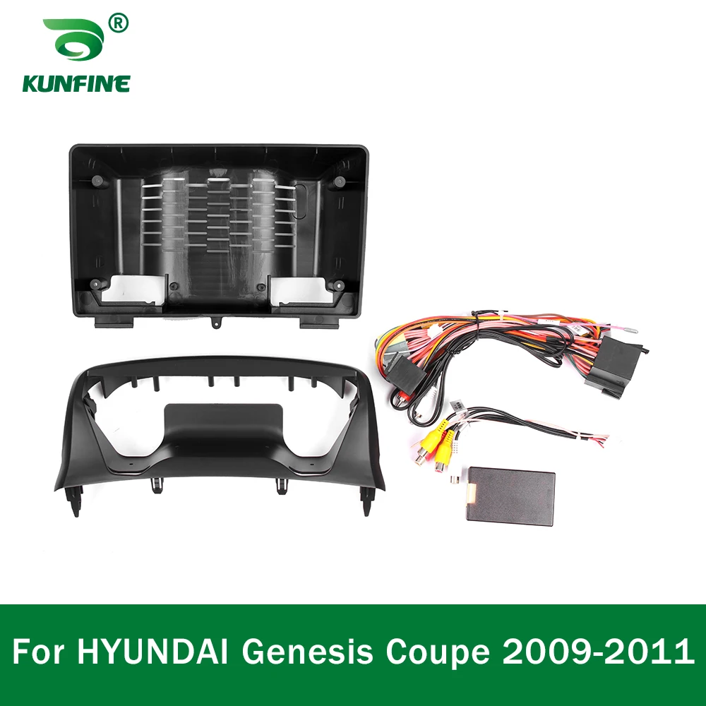 

Автомобильный GPS-навигатор, стерео для HYUNDAI Genesis Coupe 2009-2011, радио, облицовка, рамка, подходит для 2Din, 9 дюймов, экран головного устройства
