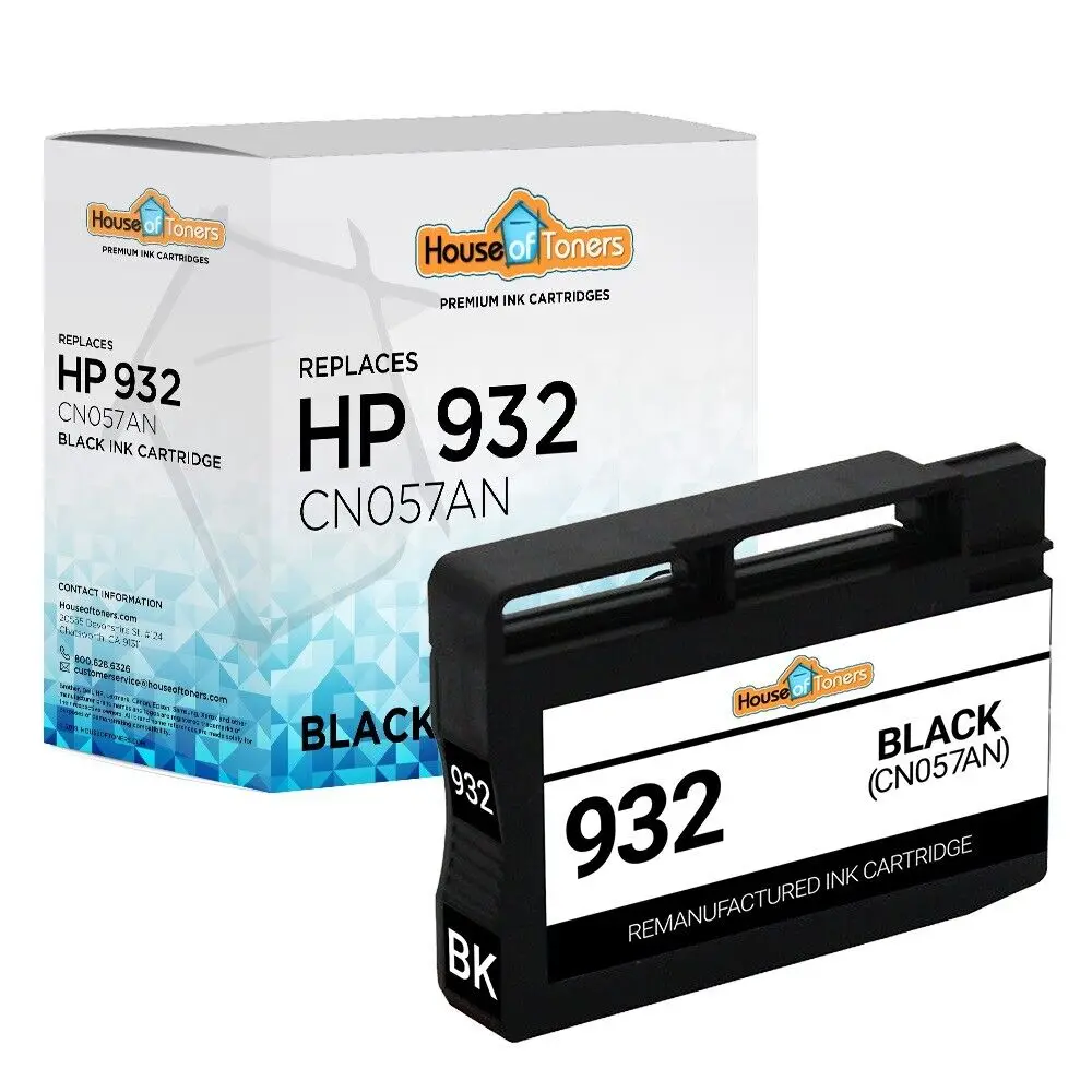 

HP 932 (CN057AN) Black Inkjet Cartridge for Officejet 6100 6600 6700 7610