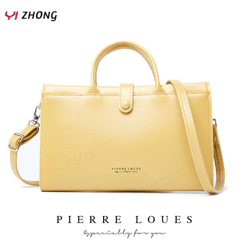 

YIZHONG Small Leather Handbags Women Bags Luxury Designer Casual Female Shoulder Bag for Daliy Simple High Quality Crossbody Bag