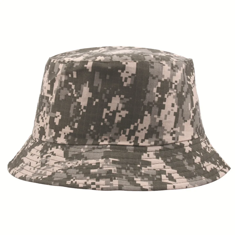 Camouflage Buckets Hats for Men Women 