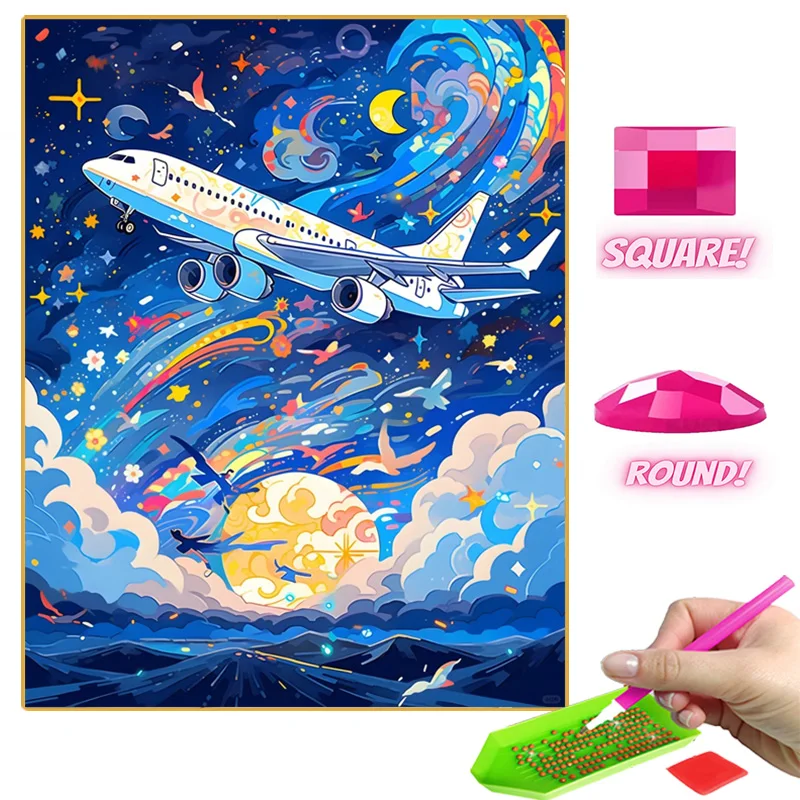 Набор для алмазной вышивки крестиком звездное небо