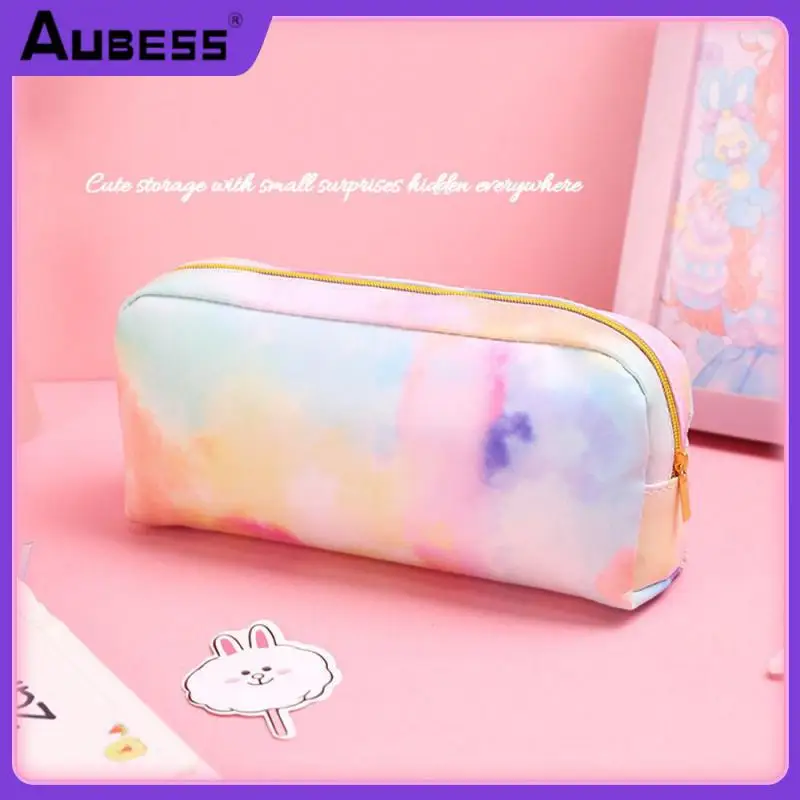 

Large Capacity Creative Pencil Storage Box Multi-purpose Kawaii Stationery Pensil Case Fashionable Storage Kids Pen Bag Colorful