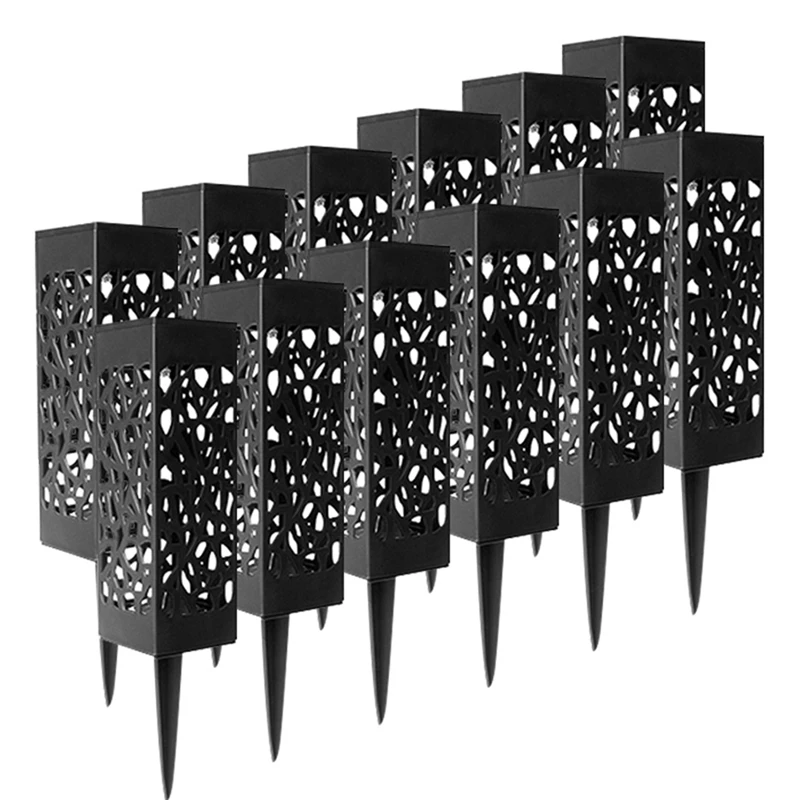 

12PCS LED Solar Light Garden Decoration Lawn Lamp Outdoor Home Pathway Bulb Light Sensor Waterproof Solar Street Lamp