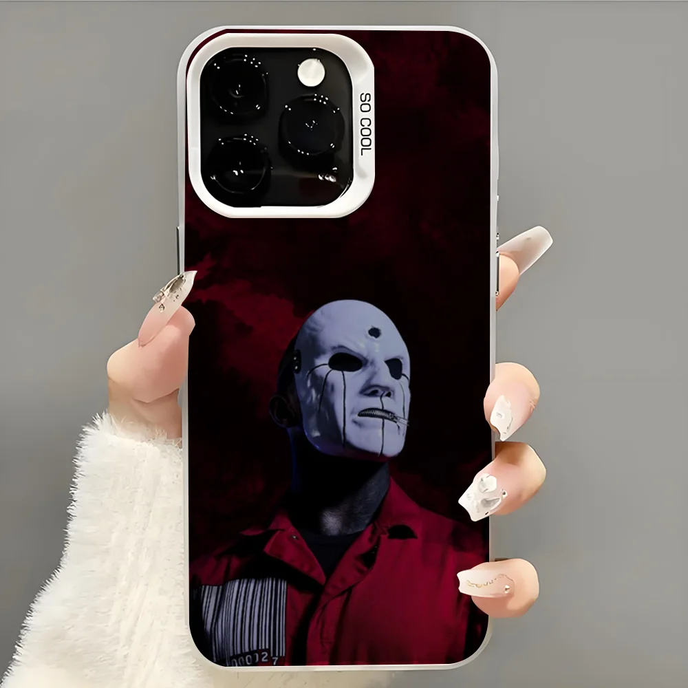Психологический чехол для телефона Band S-SlipknotS iPhone 14 16 15 11 12 13 Pro Max Mini Plus