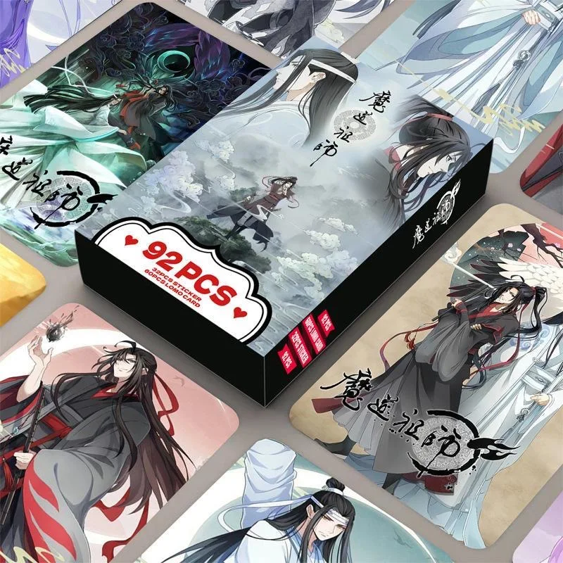 

Набор открыток MDZS Wei Wuxian, Lan Wangji, 92 шт.