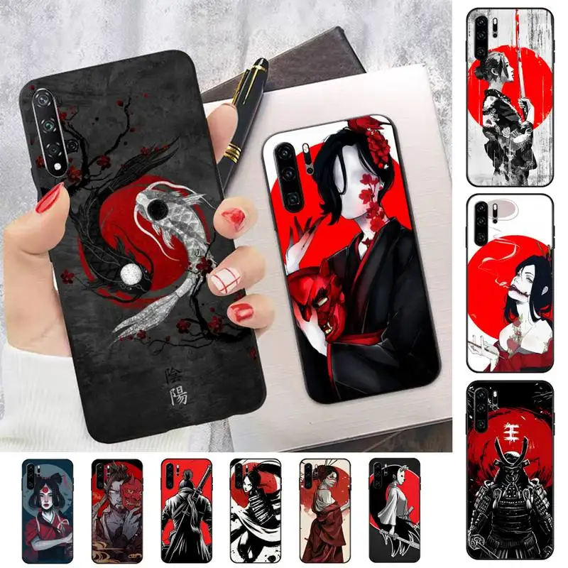 

Red Sun Japanese Anime Phone Case for Huawei Honor 10 i 8X C 5A 20 9 10 30 lite pro Voew 10 20 V30