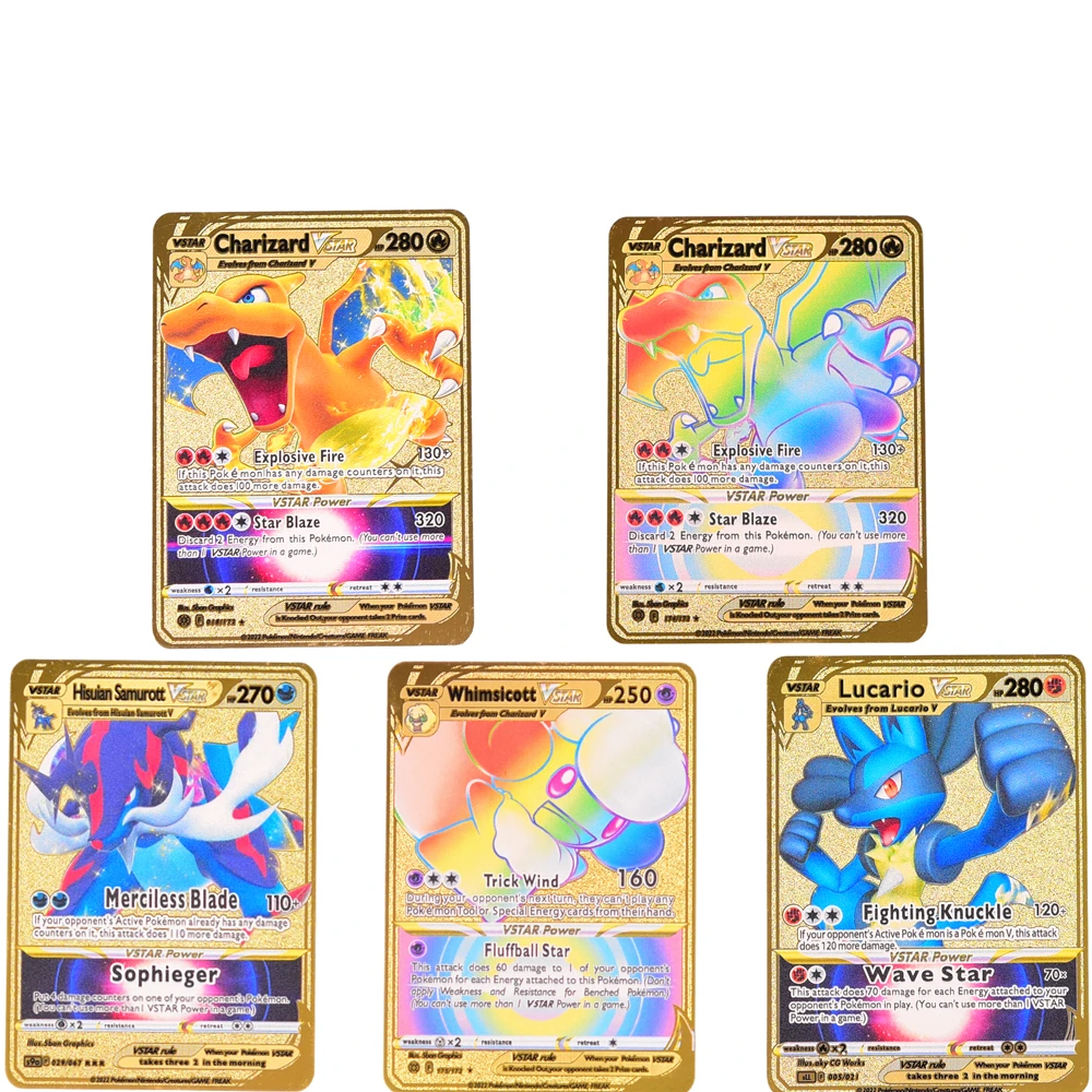 

Brand new 80 kinds of Pokemon cards, 5pcs/1 set, metal you can match and like, battle games, children's toys,V,VMAX,EX,GX