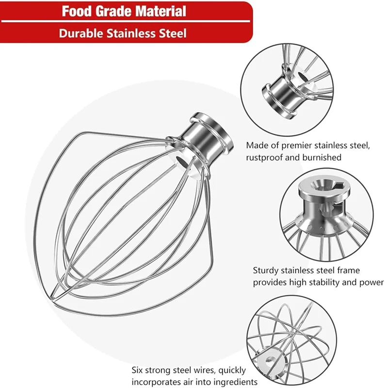 Кнут из нержавеющей стали K45WW с 6 проводами для кухни сменный держатель наклонной