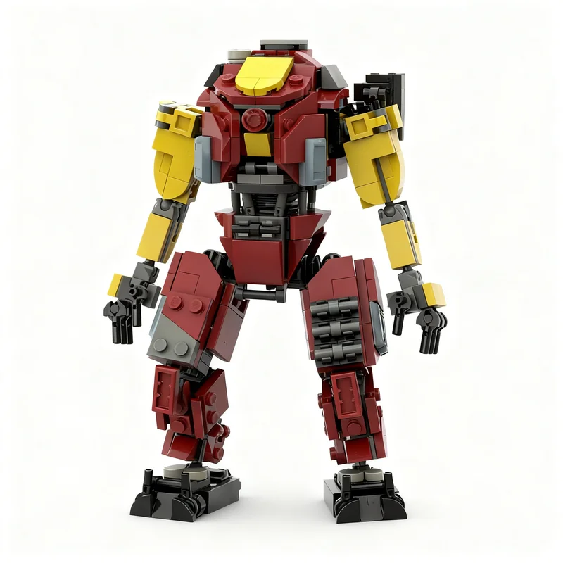 Фото Набор строительных блоков MOC Ion Color Bundle Titanfall 2, 441 деталь, модель для сборки, архитектурные конструкторы, рождественский подарок, идея для подарка на день рождения для детей №2
