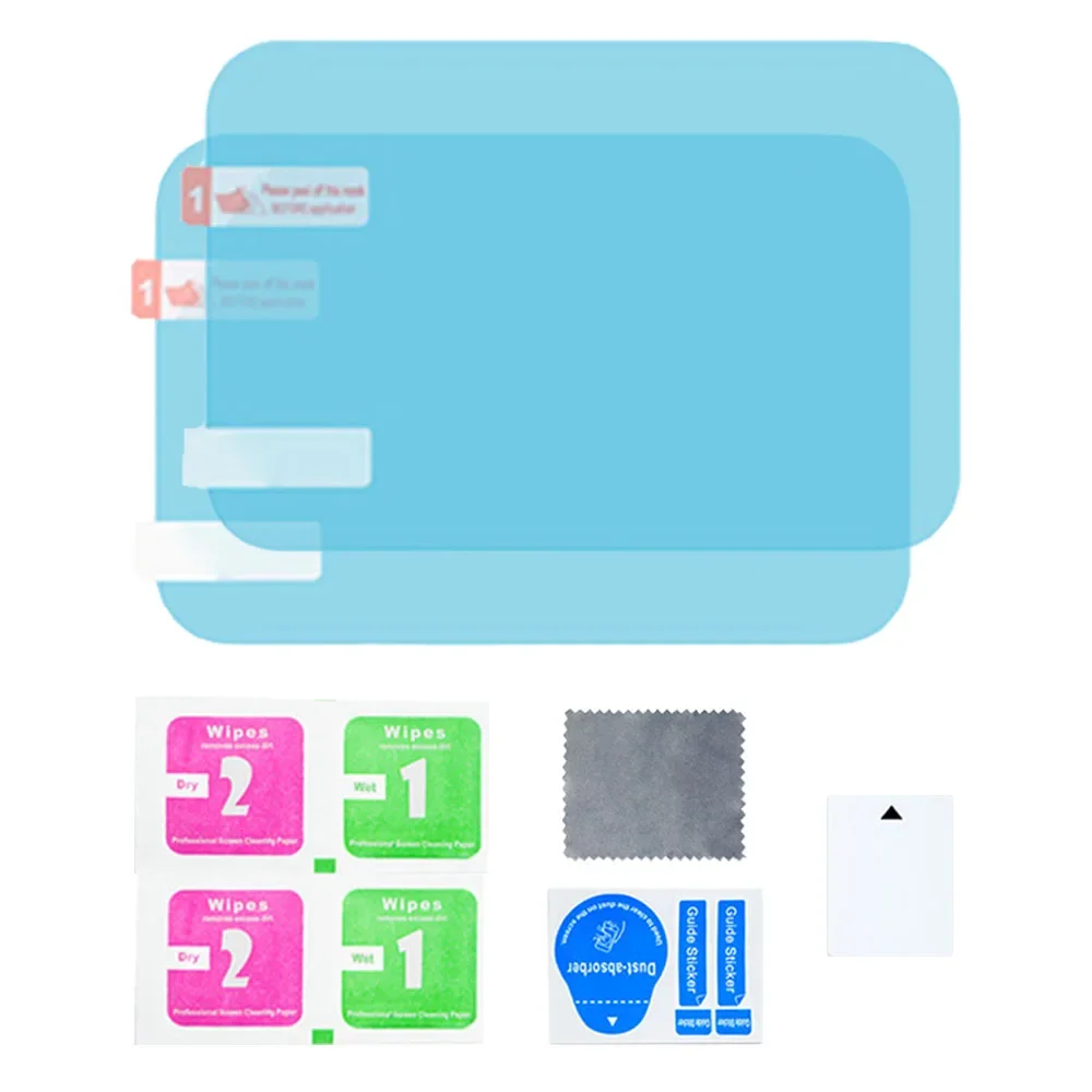 

2 шт., пленки для зеркала заднего вида автомобиля, непромокаемая прозрачная пленка для бокового окна, противотуманная защитная пленка для автомобильного окна, зеркала, автомобильные аксессуары