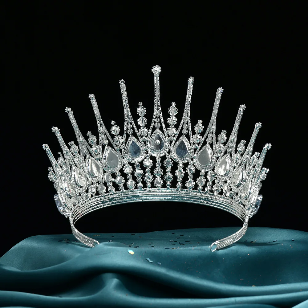 Levery Zircon Wedding Big Tiaras Crowns