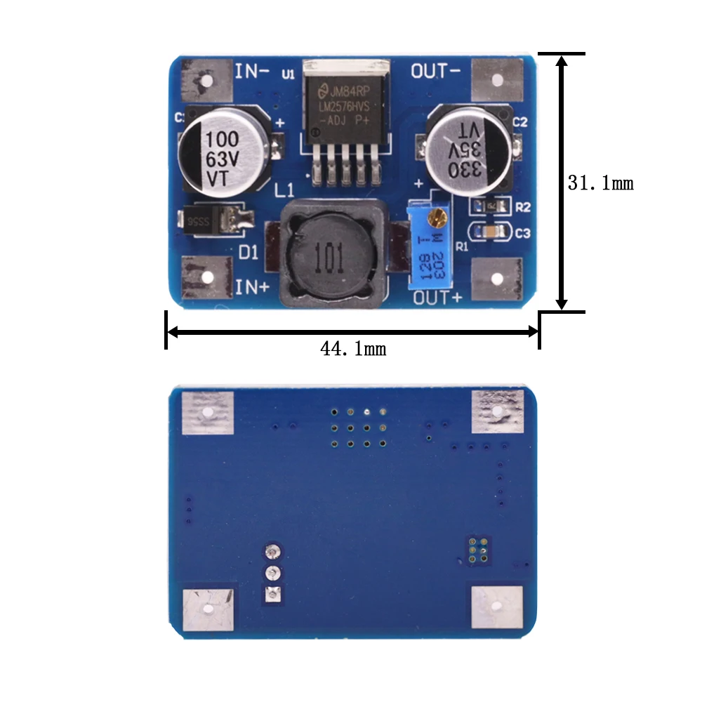 LM2576HV DC-DC Step Down регулируемый модуль источника питания LM2576 LM2576HVS 5V-60V вход 1 25 V-26V