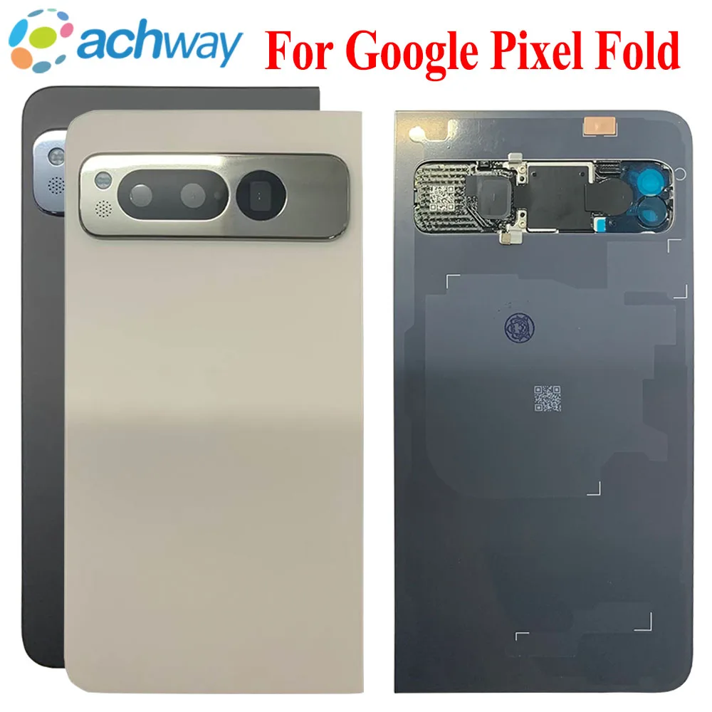 

Полностью новая складная крышка аккумулятора 7,6 дюйма для Google Pixel, задняя крышка аккумулятора с объективом камеры