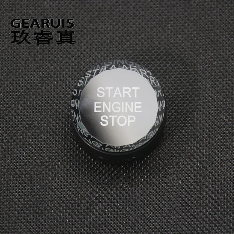 

Стайлинг автомобиля, кристальная кнопка включения и остановки двигателя, сменная наклейка на крышку для Audi A4 B9 A5 Q5 FY 2017-2022, аксессуары для интерьера