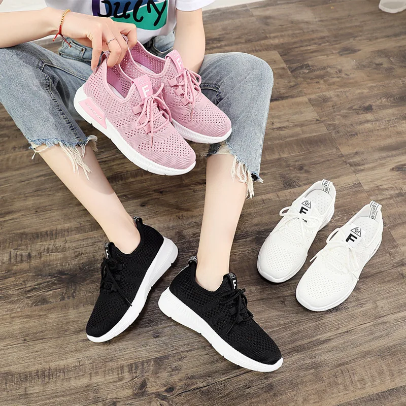 Sneakers Women Shoes Flat Casual Sneakers Women Tennis Women Mesh Light Breathable Nice Style Women's Shoe Zapatos De Mujeres