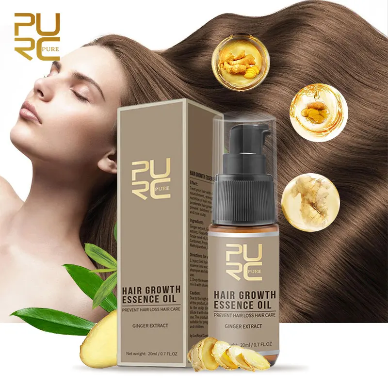 

PURC Hair Growth Oil Fast Hair Growth Products Scalp Treatments Prevent Hair Loss Thinning Beauty Hair Care For Men Women 30ml