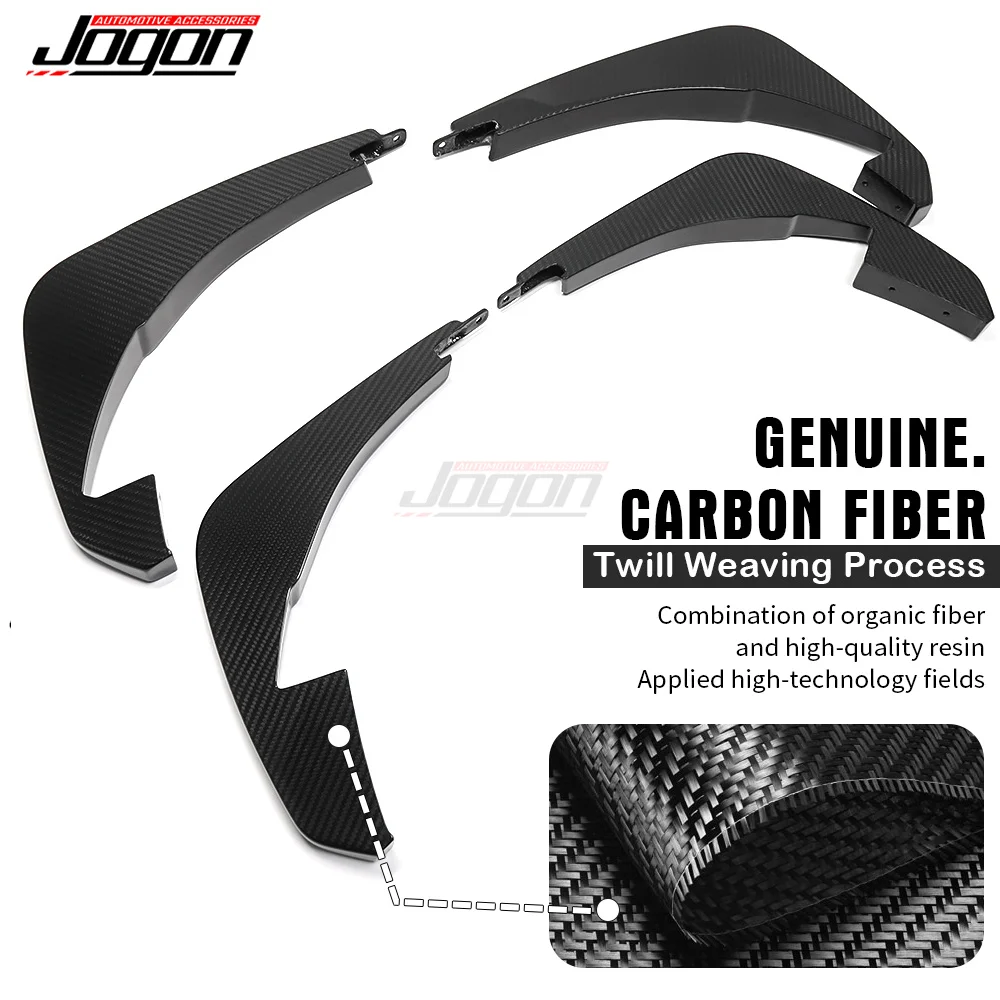 100% натуральный УГЛЕРОДНЫЙ Задний диффузор сплиттер низкие плавники для C8 Corvette