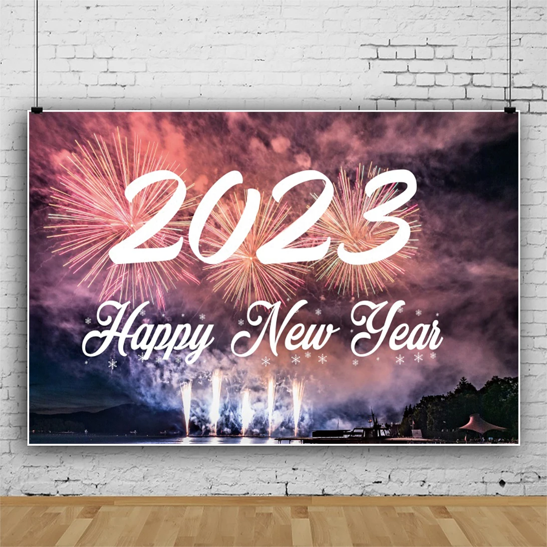 

Chinese Style 2023 New Year Backdrop Rabbit Fireworks Children Photography Background Photo Studio Photocall Props SZLY-58