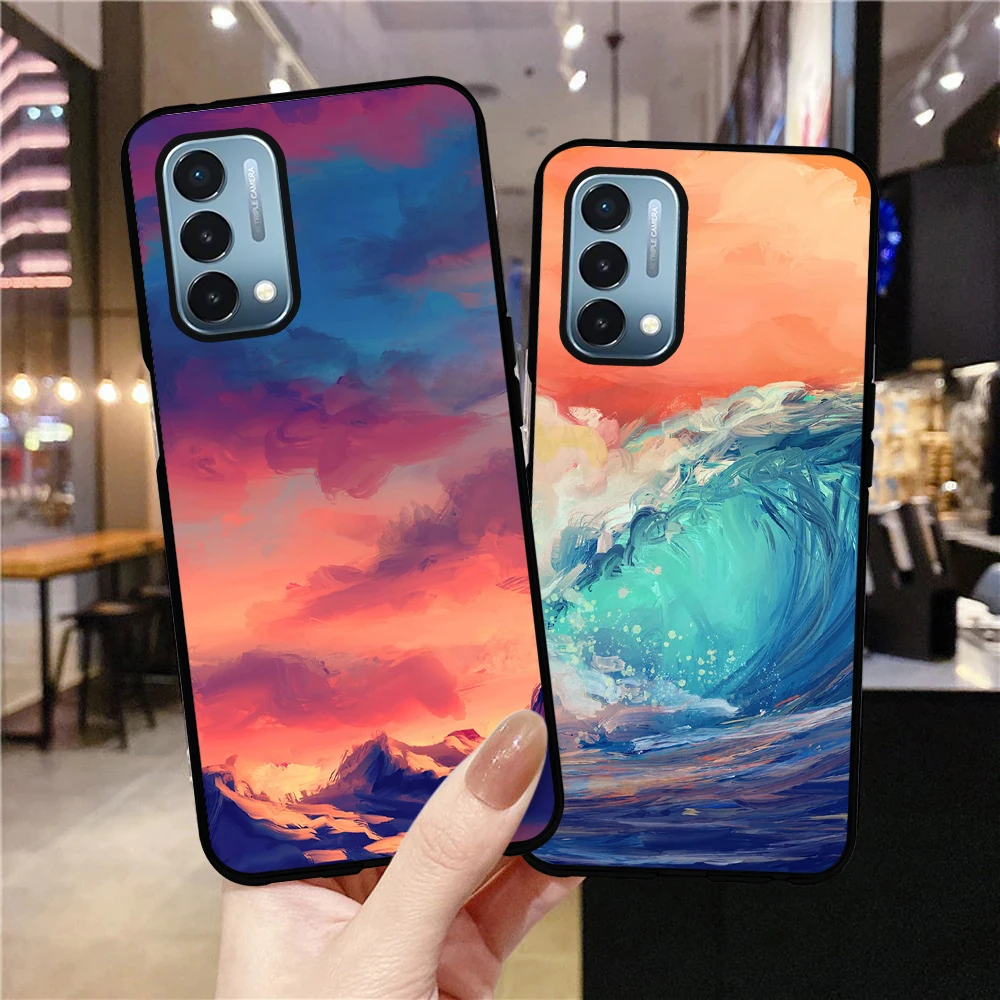 

Painted Landscape Case for Oneplus 10Pro Z 9R 9Pro 6 6T 7T 7 Pro 8Pro 8T 5T 10T Nord N20 N10 CE 2 5G N100 Soft TPU Fundas Covers