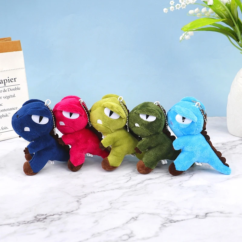 

Hot sale 1PC Dinosaur Doll Pendant Plush Toy Keychain Pendant Plush Stuffed Toy Color random 12CM