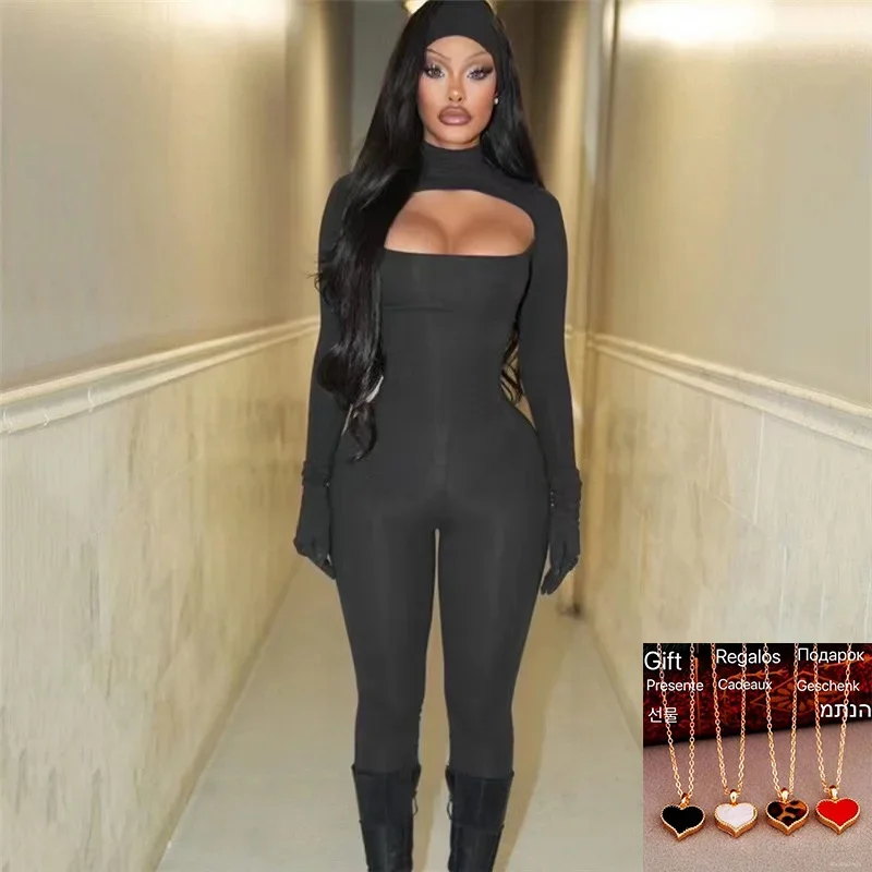 Спортивный костюм из двух предметов повседневный облегающий топ с вырезами и