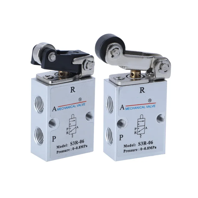 S3R-M5 S3R-06 S3R-08 2-позиционный 3-ходовой пневматический воздушный механический