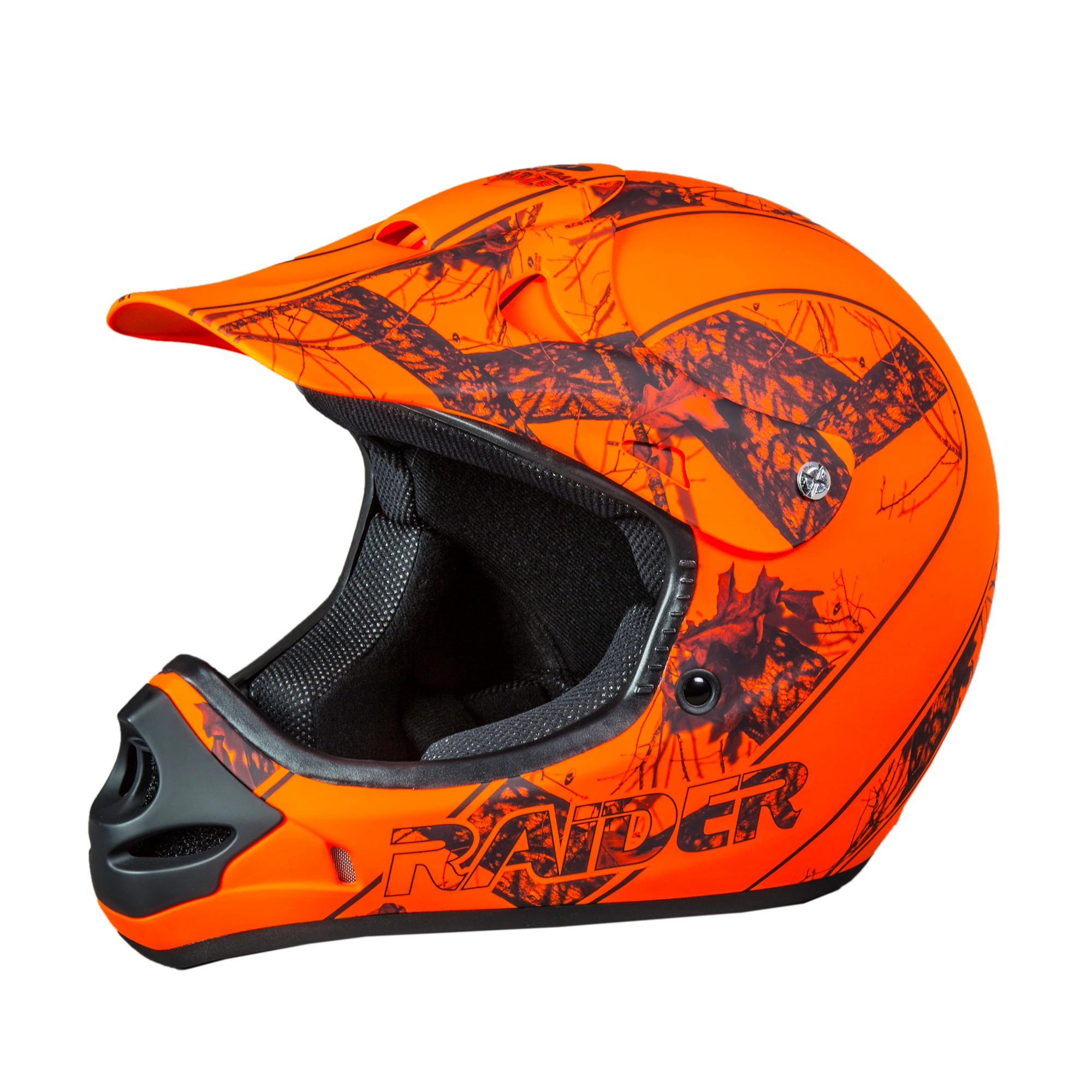

Ambush Motorcycle Open Face Helmet DOT Approved - Blaze Orange - Medium