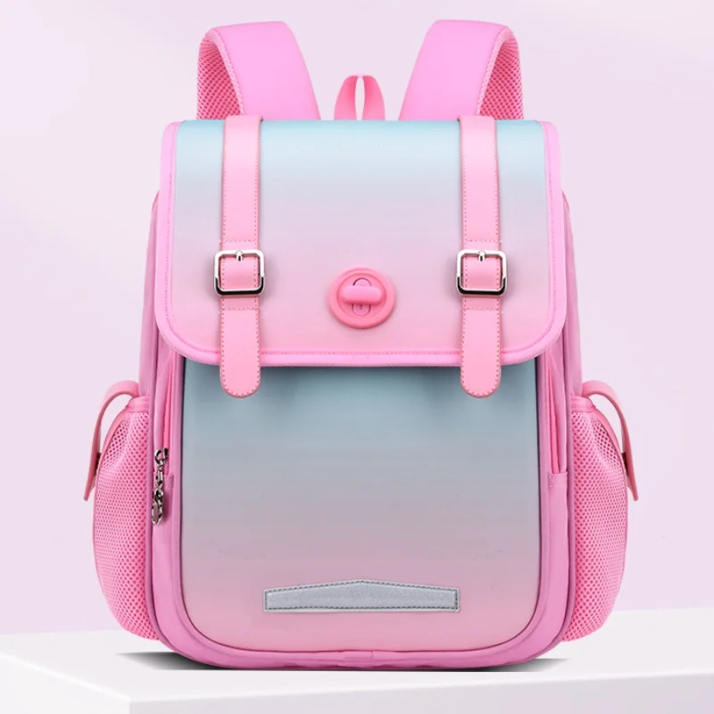 Primary Students Children Royal Blue British Style Simple Backpacks New Girl Boy Student Large Capacity Reflective School Bags