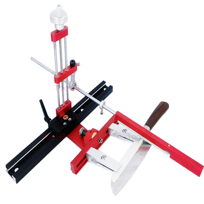 

Скользящая рама, фиксированная заточка, реверсивный зажим, точильный инструмент, угловой прецизионный инструмент для заточки ножей по дереву с высокой направляющей