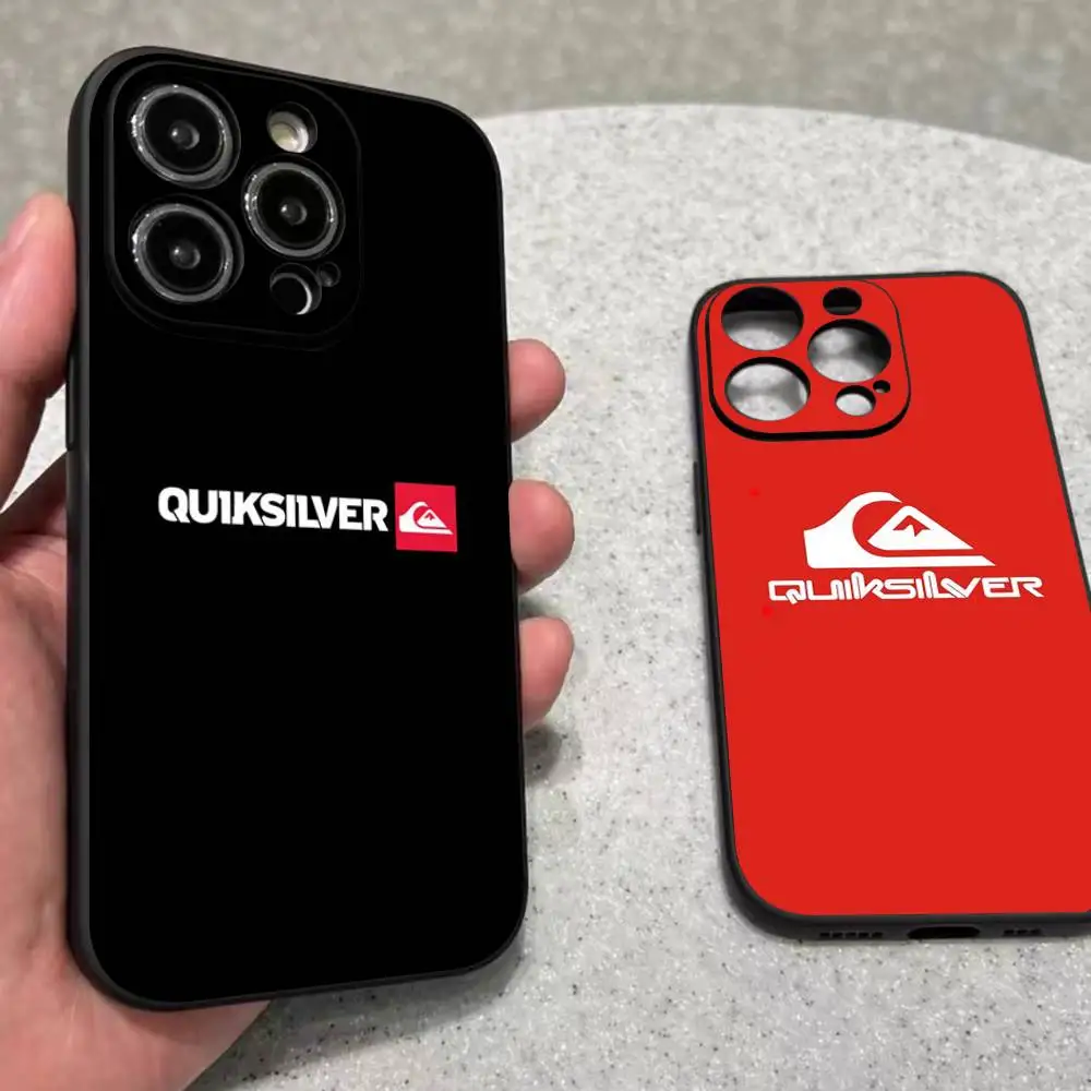 Фото Мягкий чехол для телефона Q-QuiksilverS LOGO для iPhone 17, 16 Pro Max, 15, 12, 11, 16e, 13 Mini, 14, 15 Plus №4