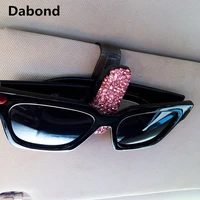 new car glasses clip diamond creative car glasses clip ticket clips