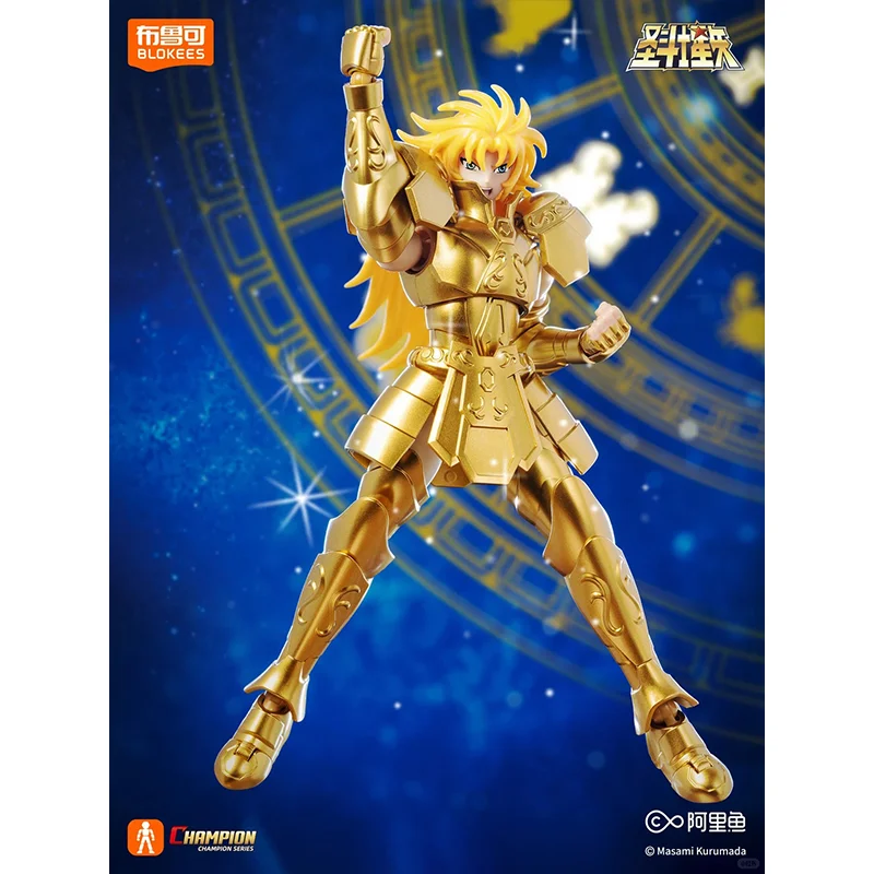 Фото Оригинальные игрушки Blokees Saint Seiya: Фигурка Феникса Икки, Золотой Святой SAGA, сборная модель, подарки для чемпионов №3